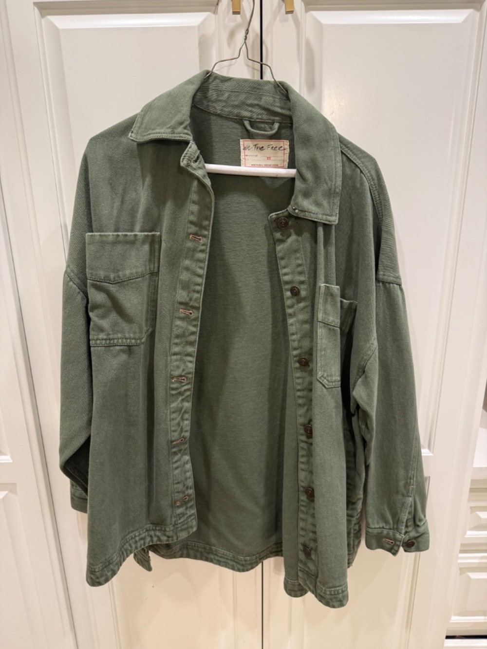 Free People Madison City Denim Twill Jacket - SOLD OUT ONLINE - Picture 2 of 4
